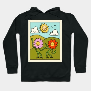 Dancing Flowers on The Hills Hoodie